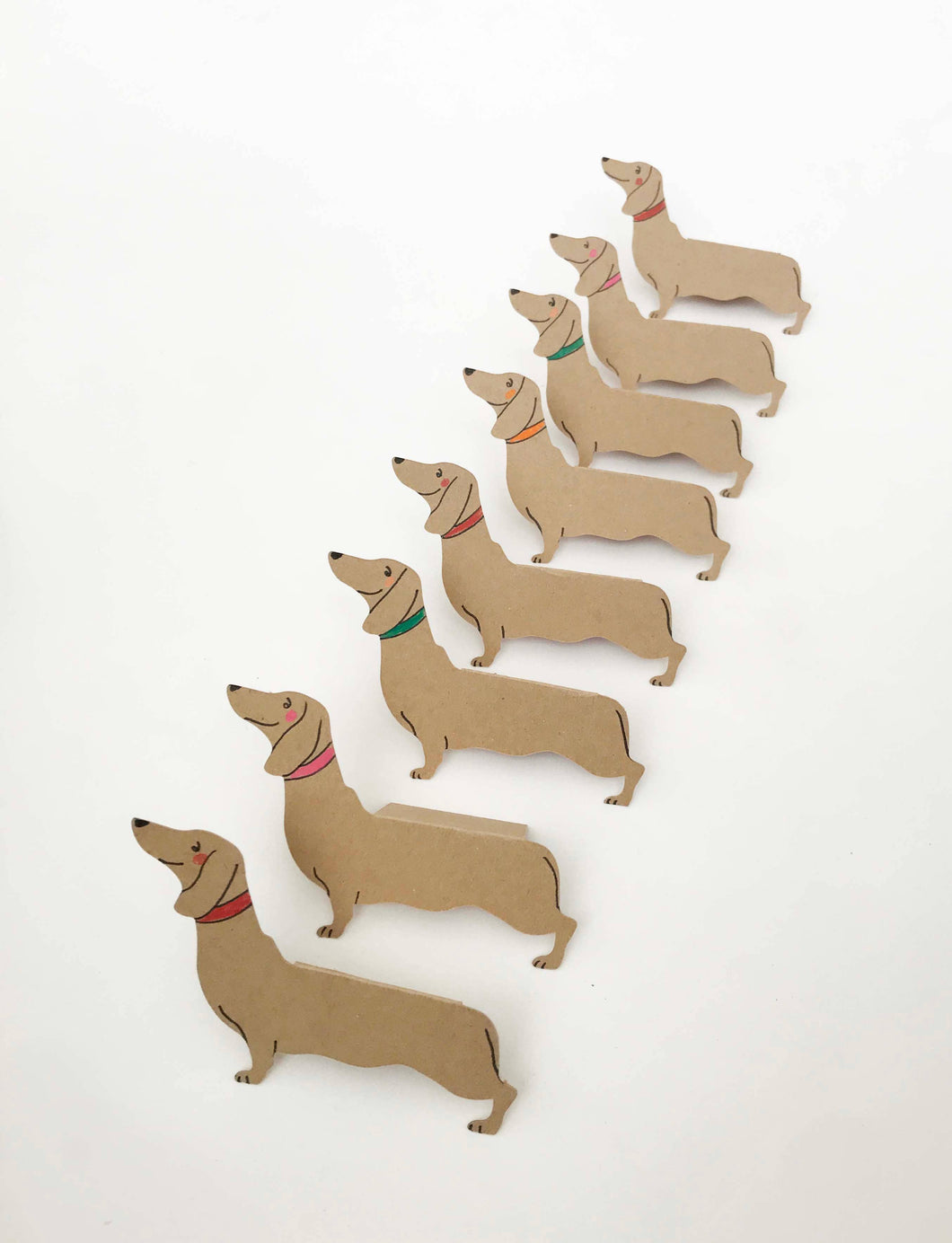 Dachshund Place Setting Cards