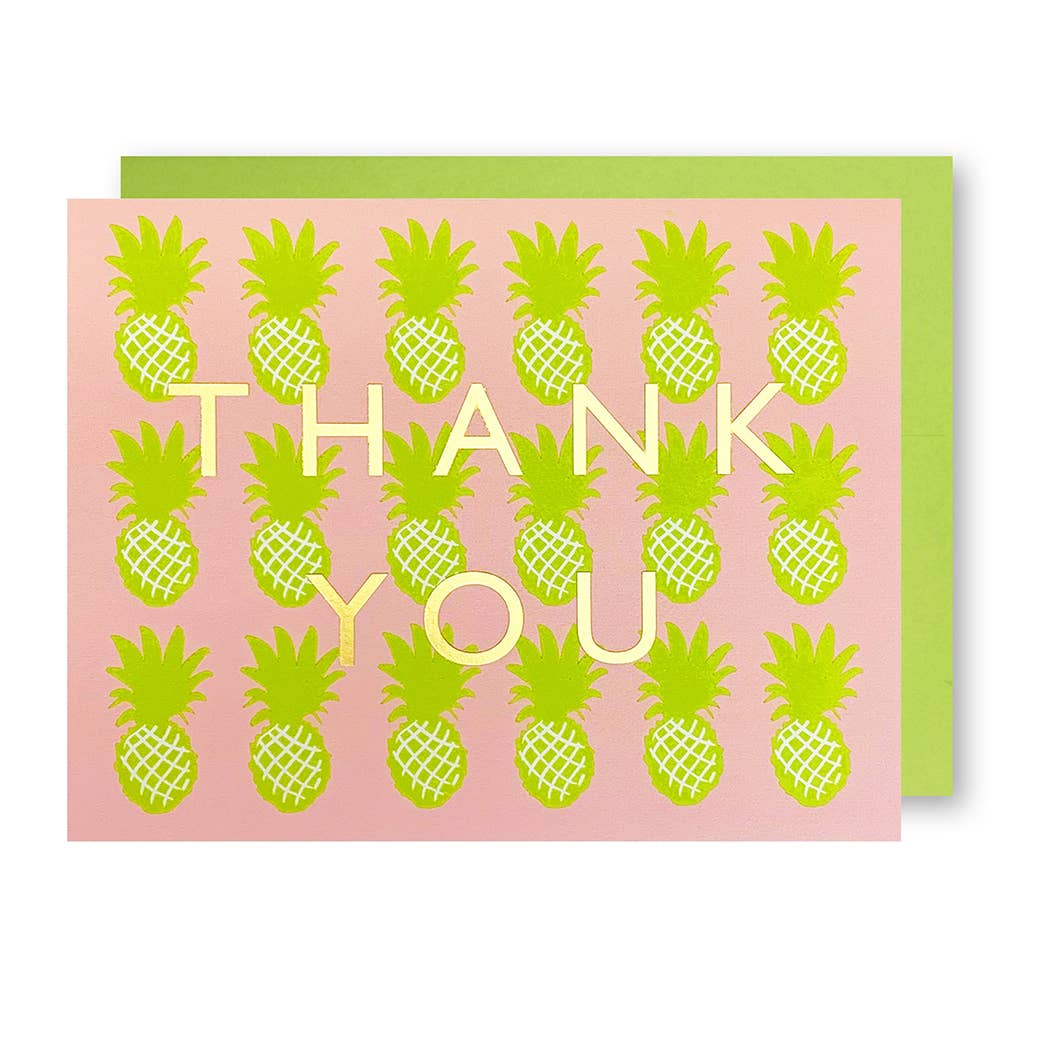 Pink Pineapples Thank You