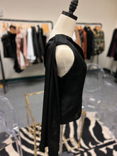 Load image into Gallery viewer, Black  satin top
