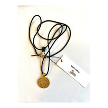 Load image into Gallery viewer, Gold medallion necklace

